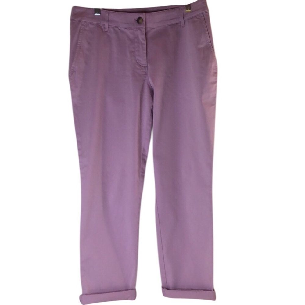 TOMMY BAHAMA Beautiful Lavender Chino Pants Women’s size 6 Like new EUC